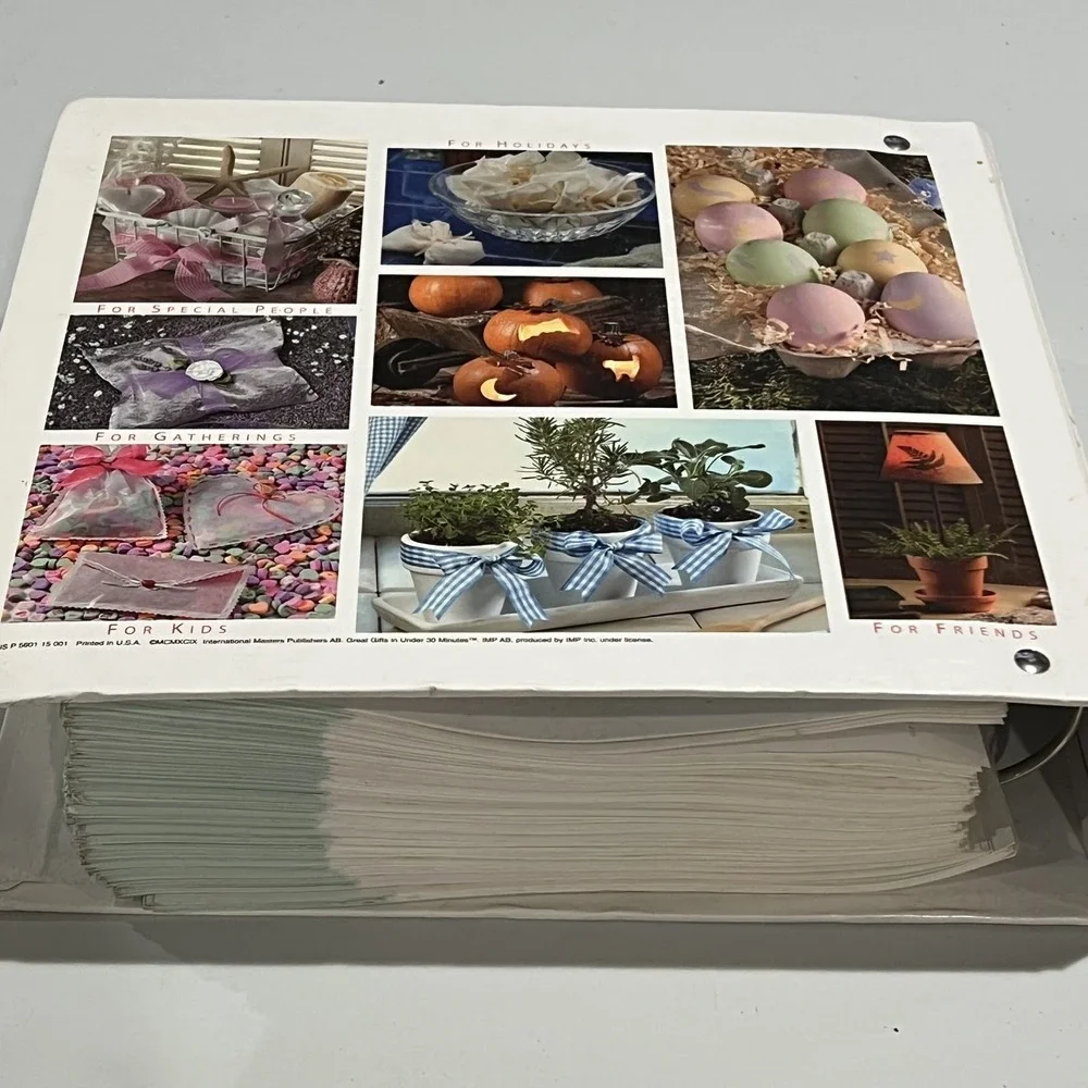 Great‎ Gifts in under 30 minutes Craft Ideas Book Binder DIY Handmade Presents